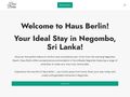 Thumb for Travel Sri Lanka | Holiday Home | Negombo Beach - Haus Berlin